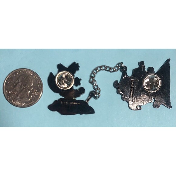 PA-OM , Odyssey of The Mind ,  2 piece Sailboat & OMER Pin - Picture 2 of 2